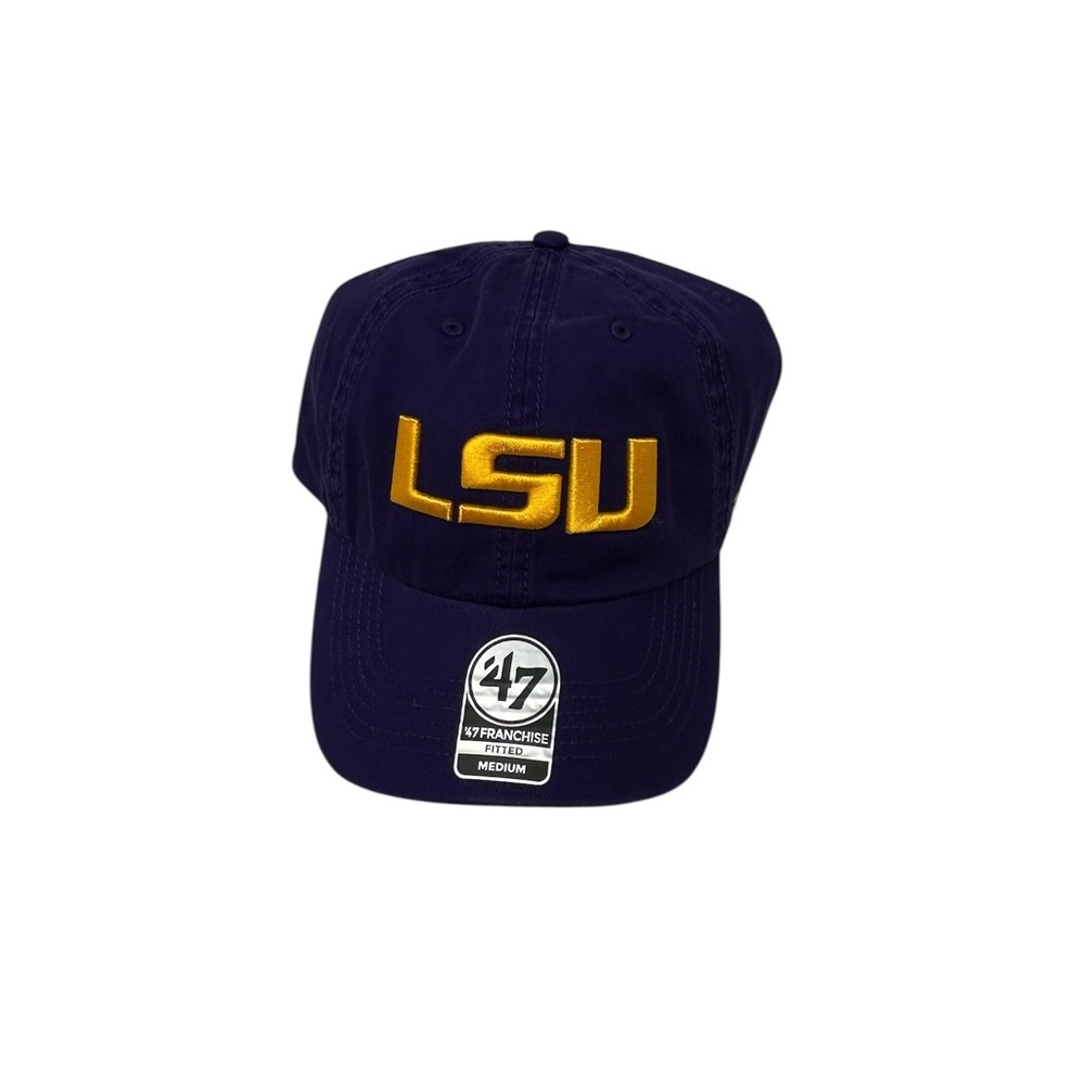 LSU Tigers Logo Fitted Hat Cap Size Medium